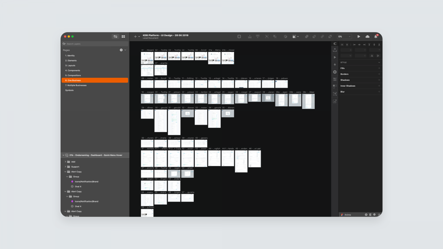 Kees de Boekhouder tool design uitgewerkt in meer dan 140+ artboards in Sketch. Een optimale user experience dat samenkomt in een UI design.